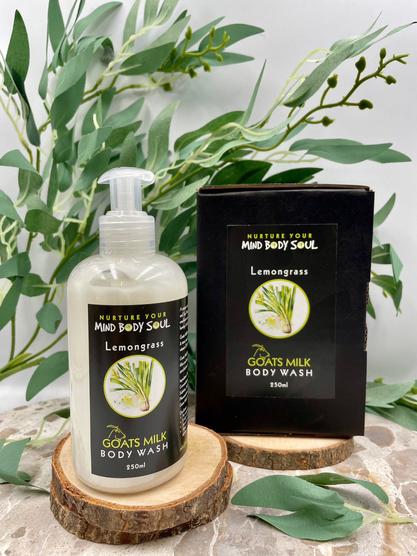 Lemongrass 250ml Goats Milk Body Wash