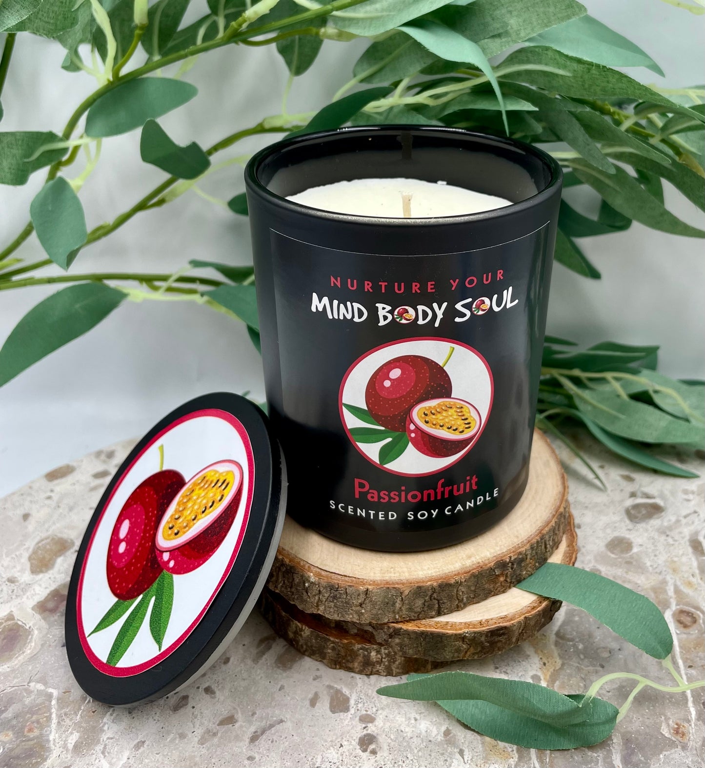 Passionfruit Scented Soy Candle