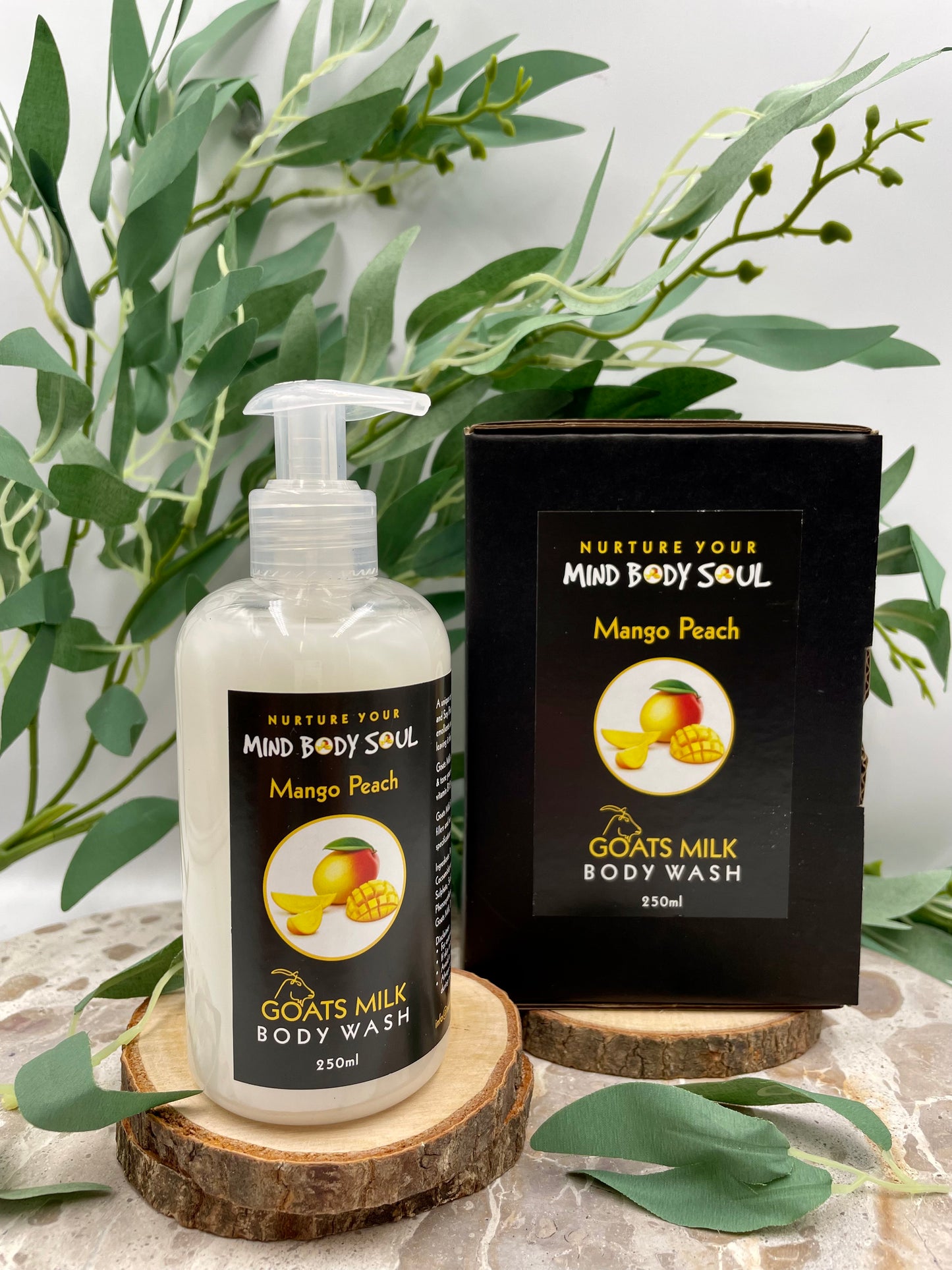 Mango Peach 250ml Goats Milk Body Wash