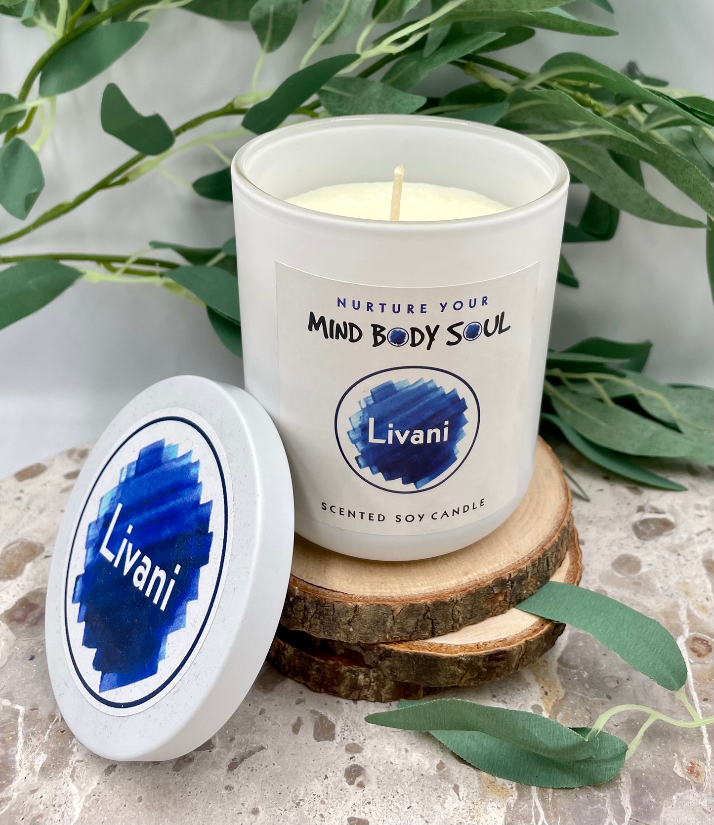 Livani (Frankincense) Scented Soy Candle
