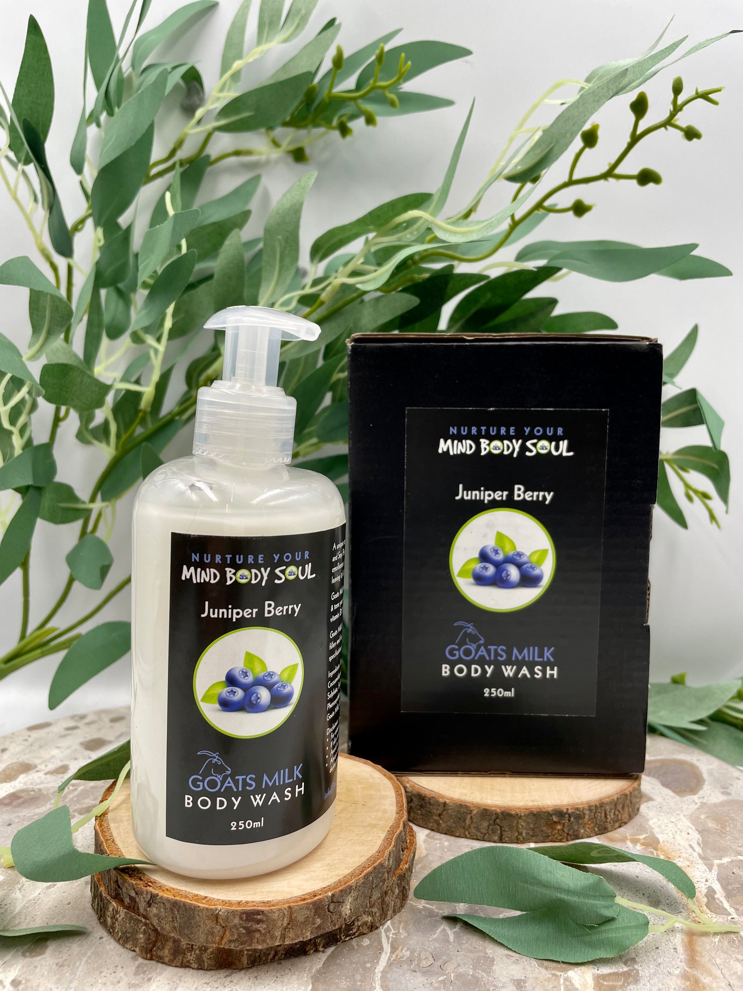 Juniper Berry 250ml Goats Milk Body Wash