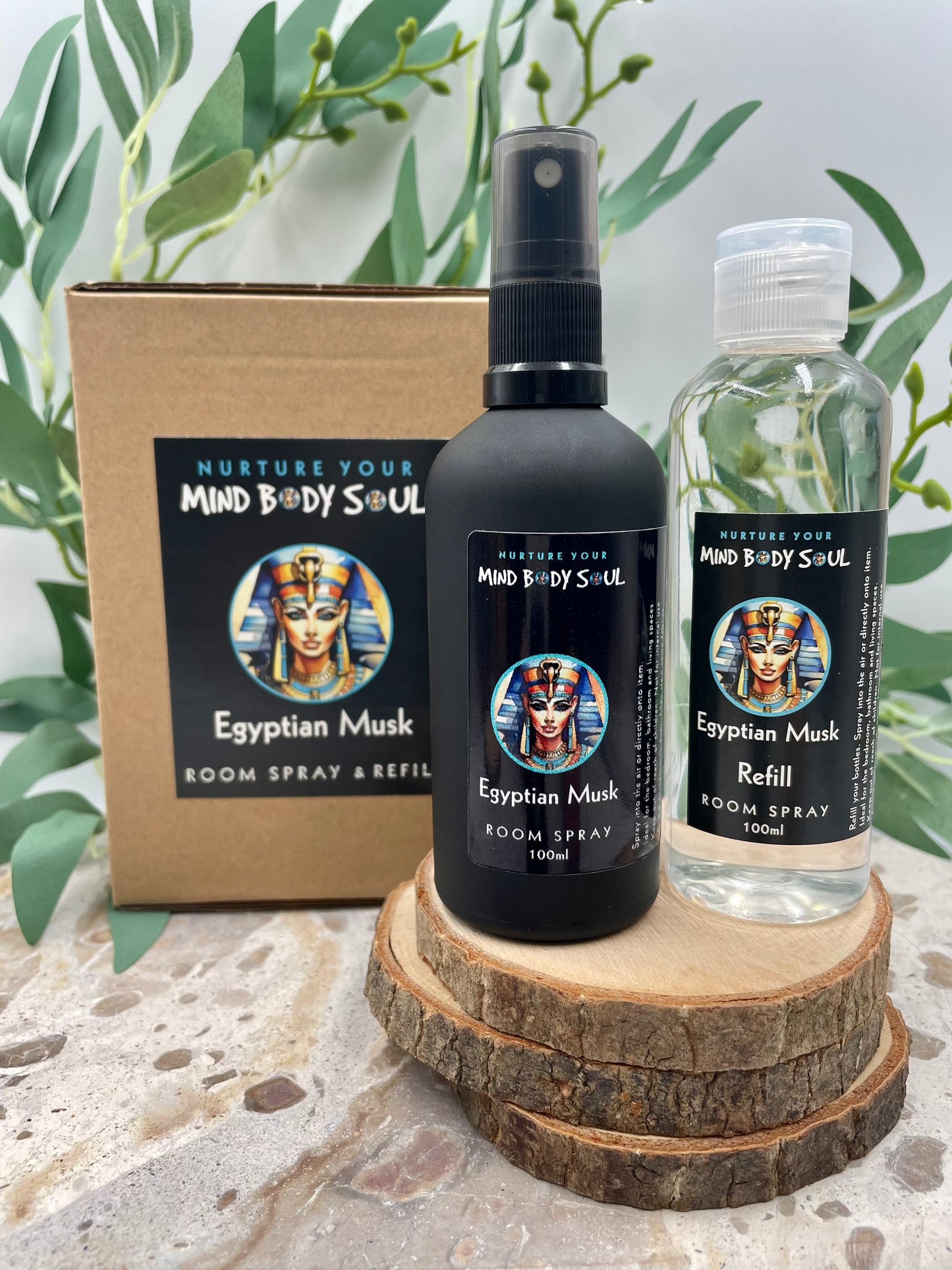 Egyptian Musk 100ml Room Spray and 100ml Refill Bottle