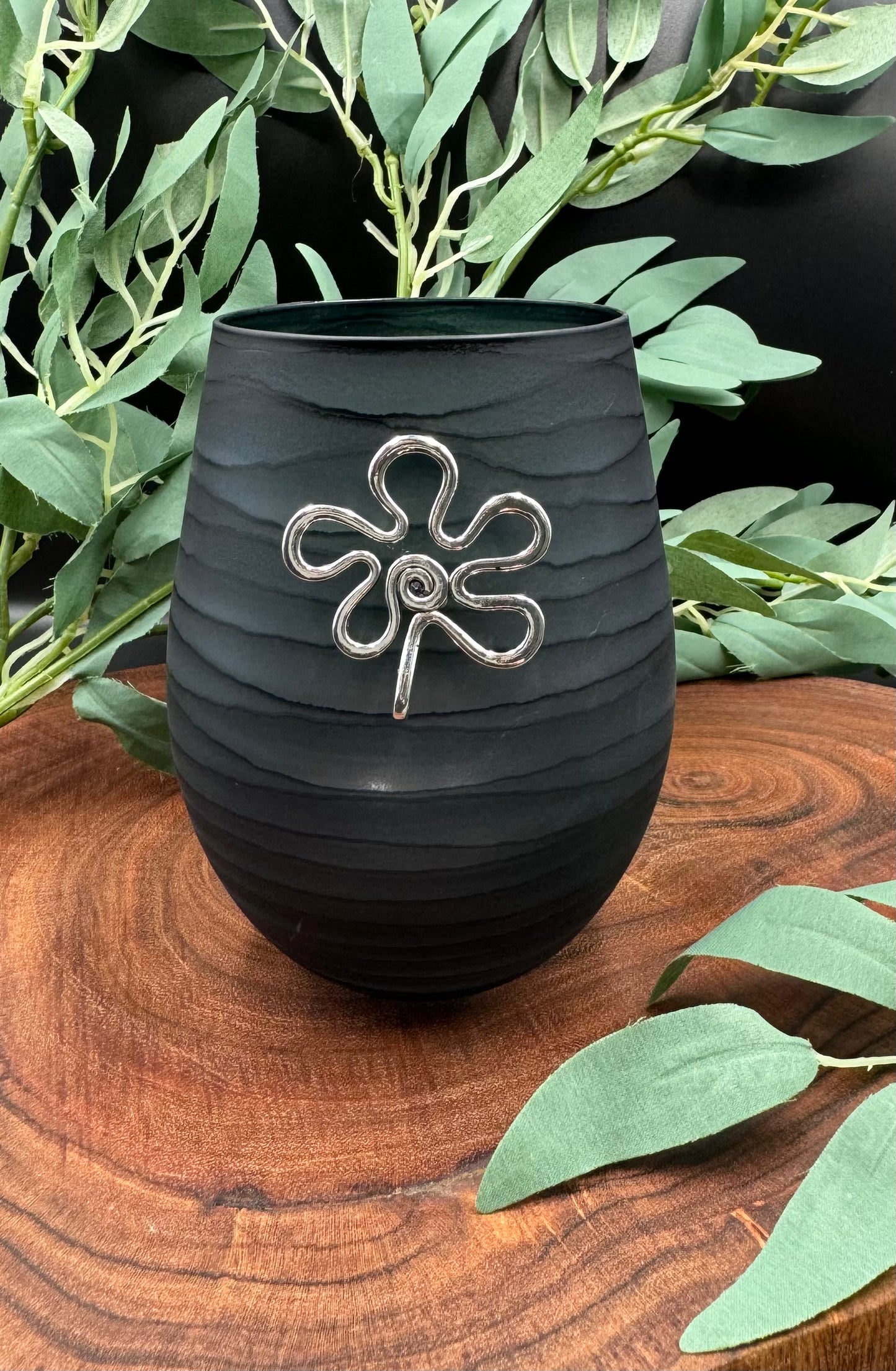 Nurture Waves Frosted Candle