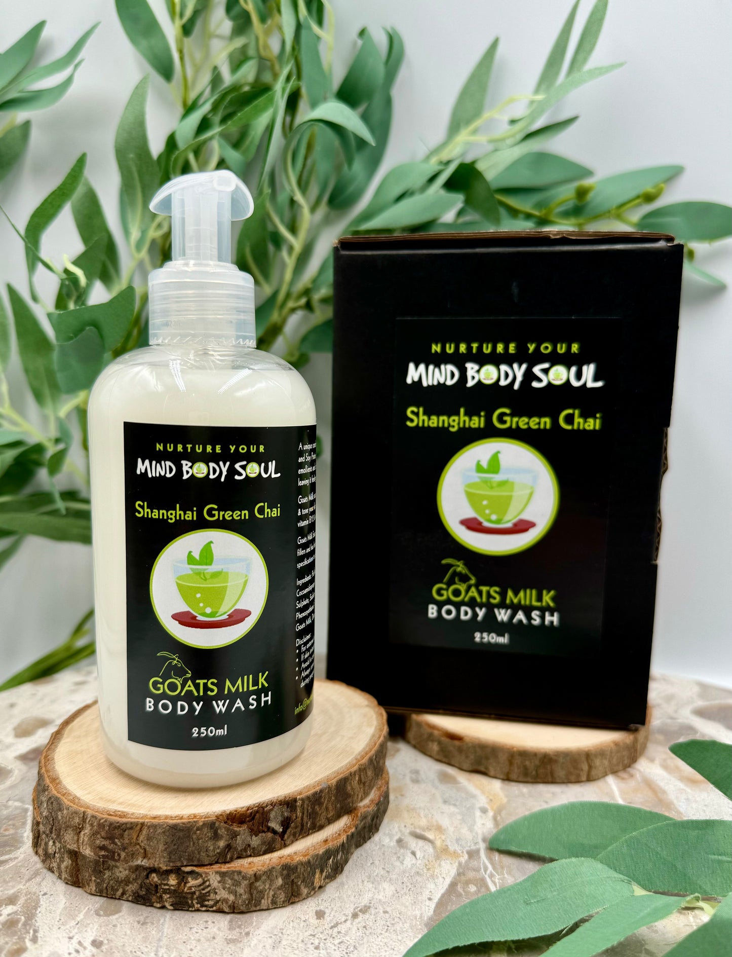 Shanghai Green Chai 250ml Goats Milk Body Wash