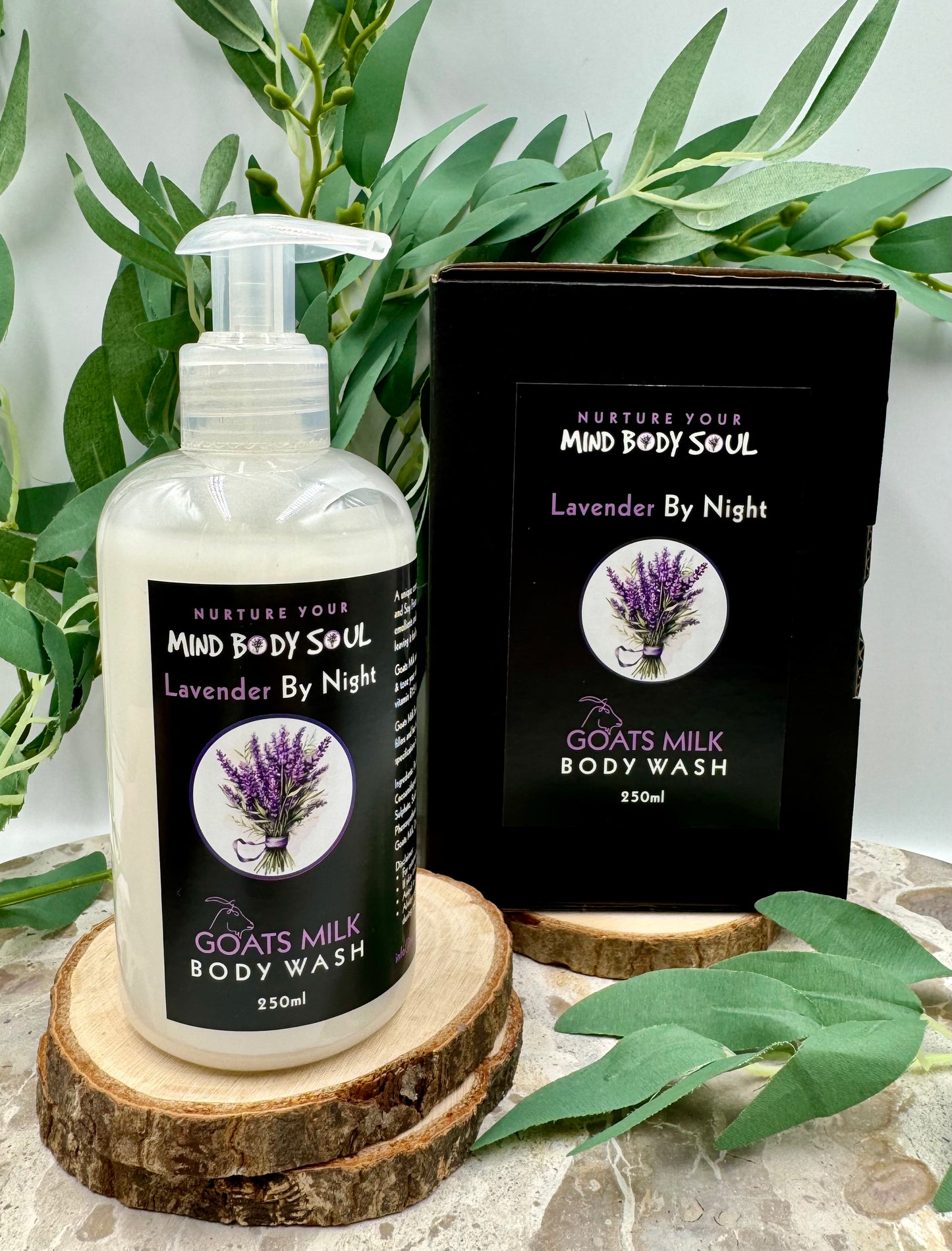 Lavender By Night 250ml Goats Milk Body Wash