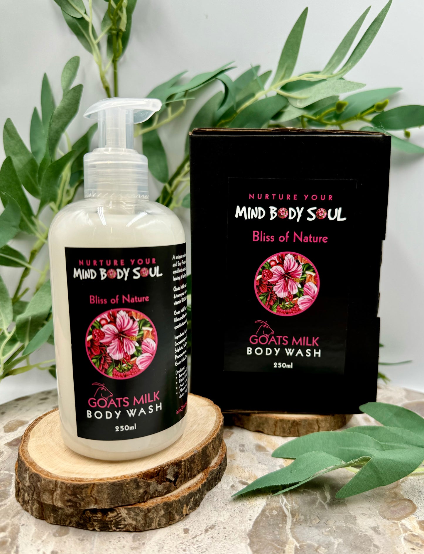 Bliss of Nature 250ml Goats Milk Body Wash