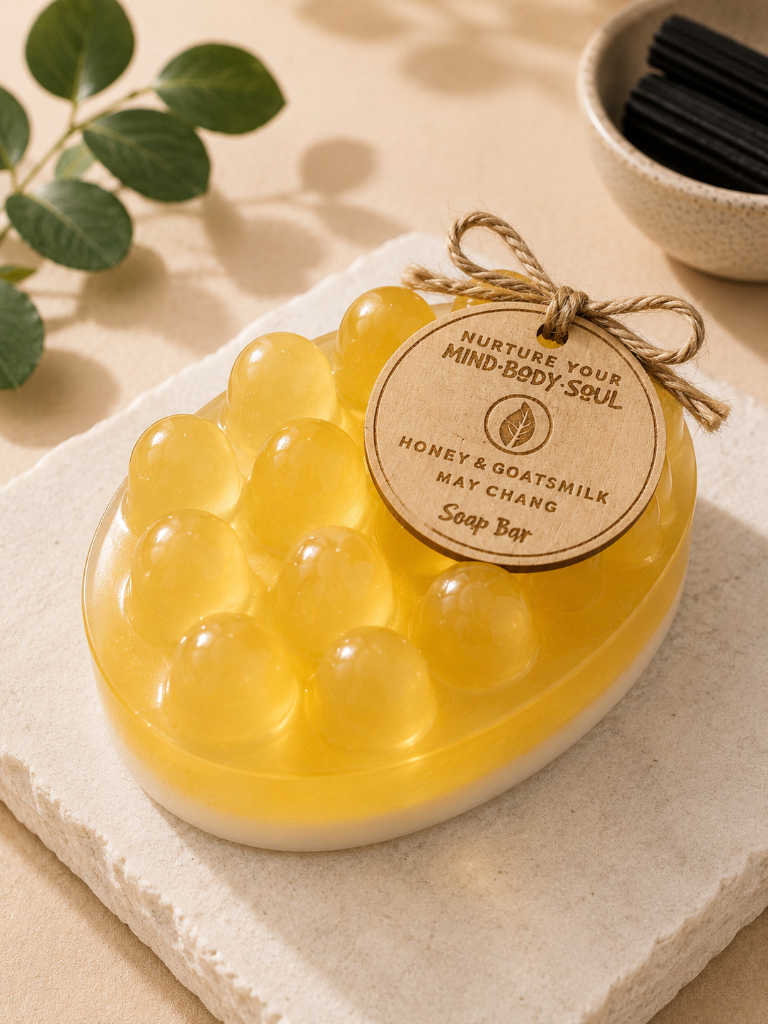 Honey & Goats Milk Massage Bar