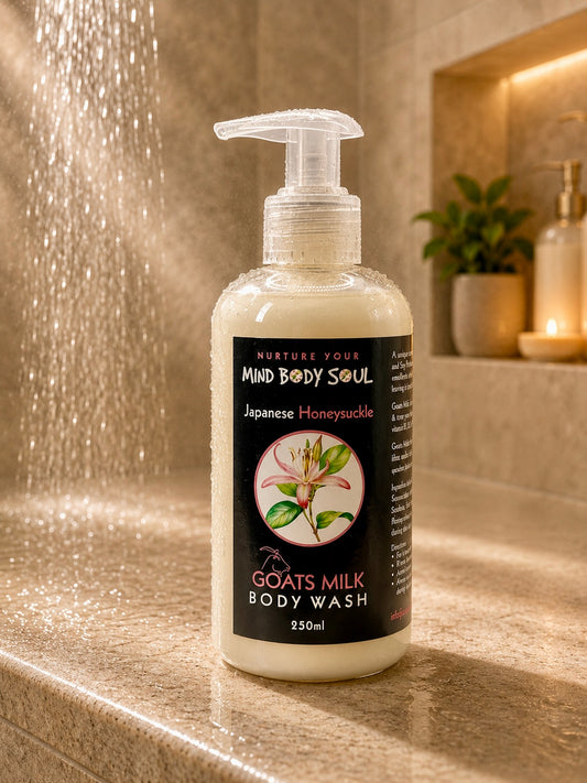 Japanese Honeysuckle 250ml Goats Milk Body Wash