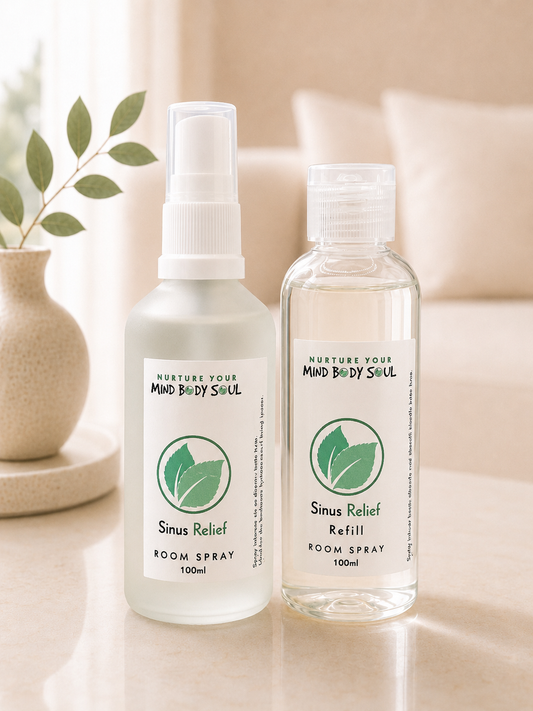 Sinus Relief 100ml Room Spray and 100ml Refill Bottle