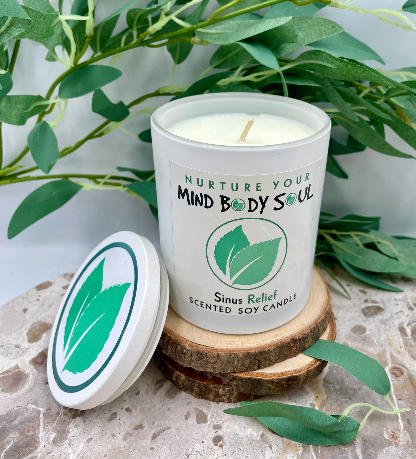 Sinus Relief Scented Soy Candle