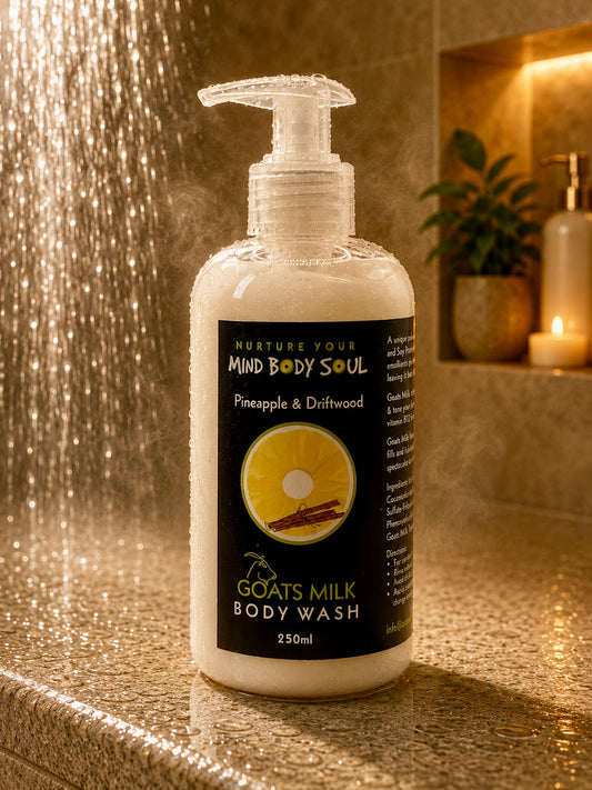 Pineapple & Driftwood 250ml Goats Milk Body Wash