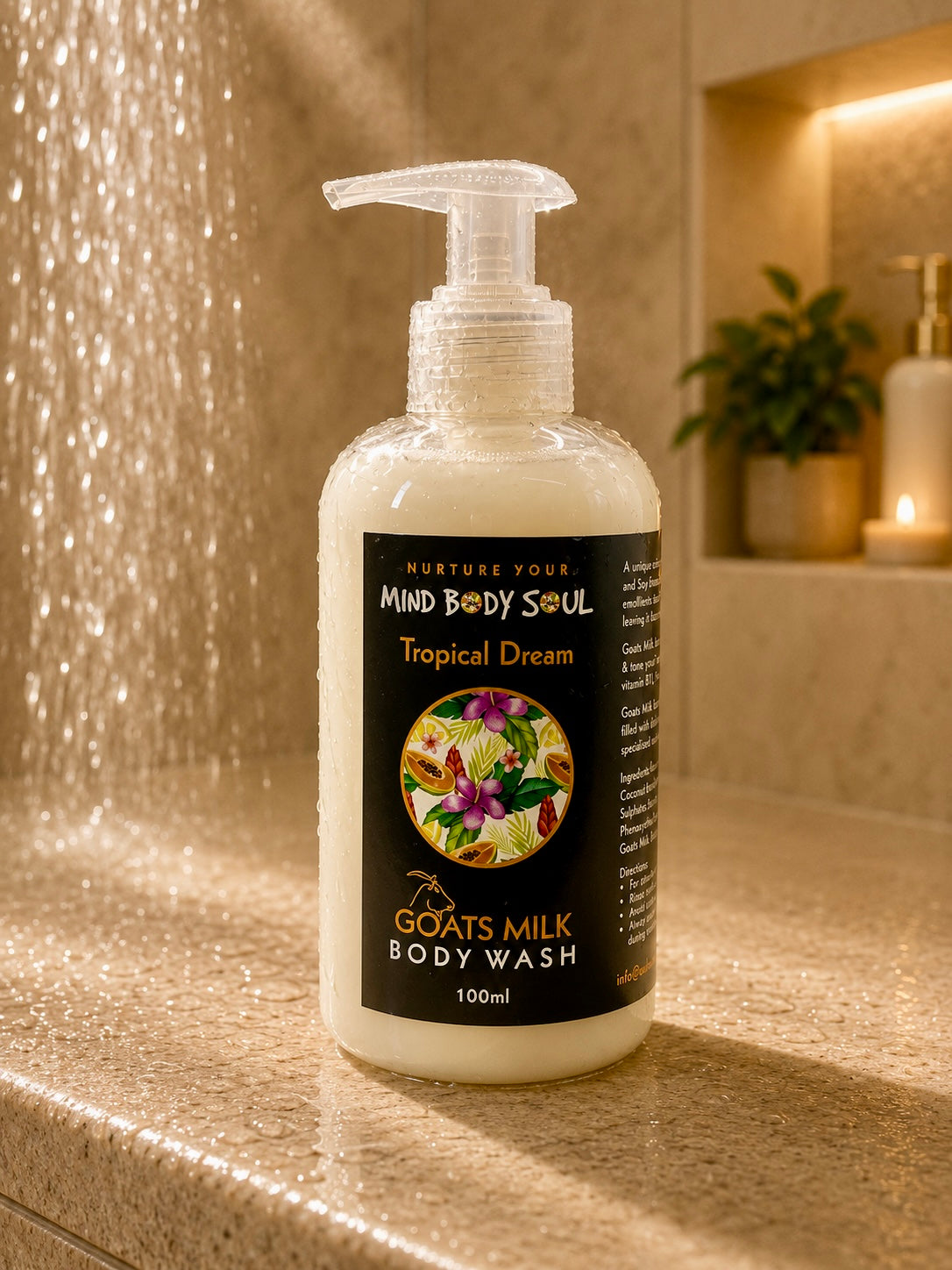 Tropical Dream 250ml Goats Milk Body Wash