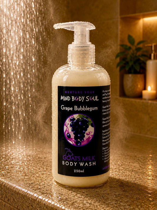 Grape Bubblegum 250ml Goats Milk Body Wash