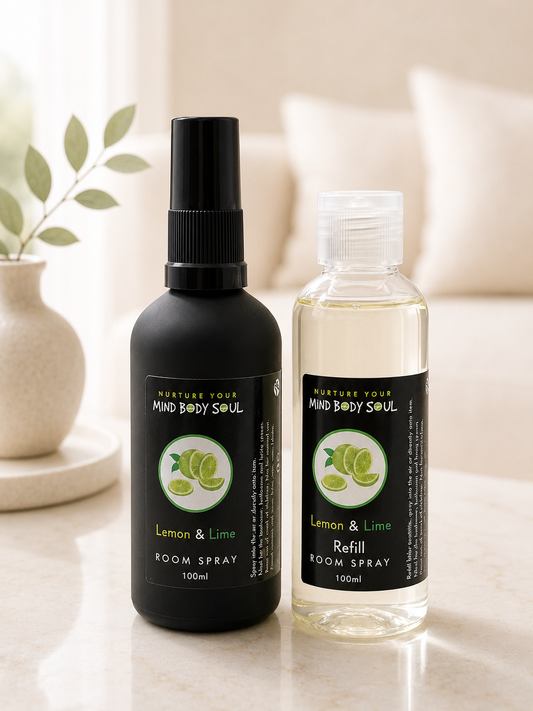 Lemon & Lime 100ml Room Spray and 100ml Refill Bottle