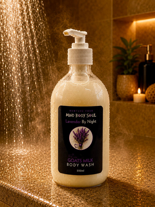 Lavender By Night 500ml Goats Milk Body Wash