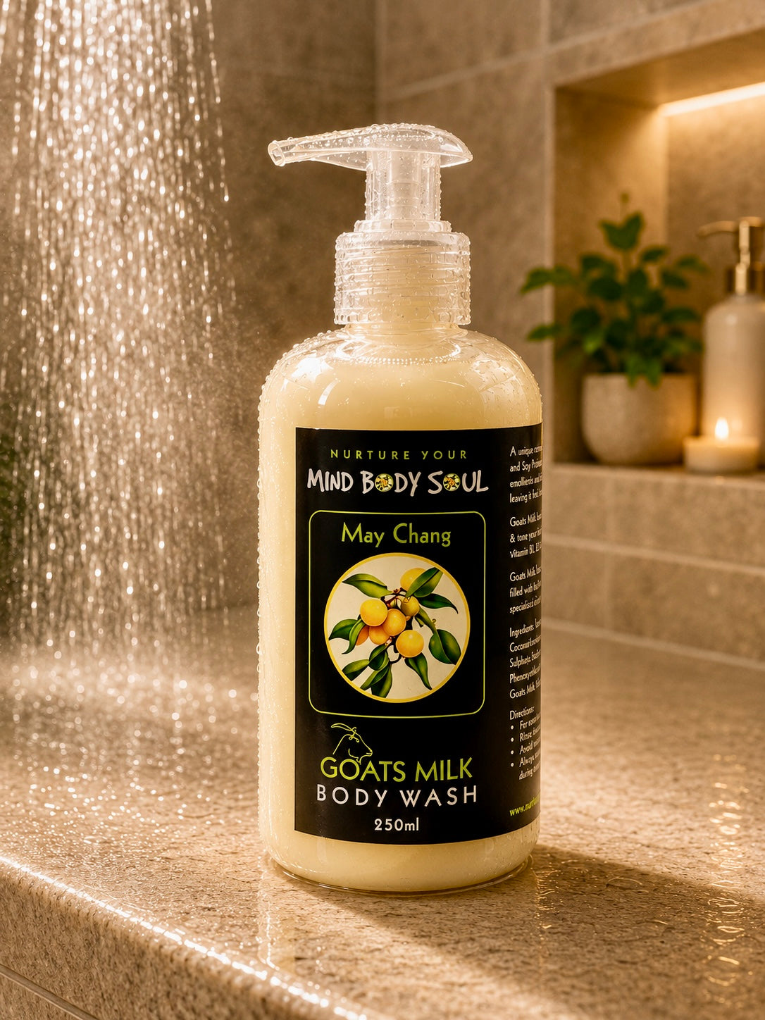 May Chang 250ml Goats Milk Body Wash