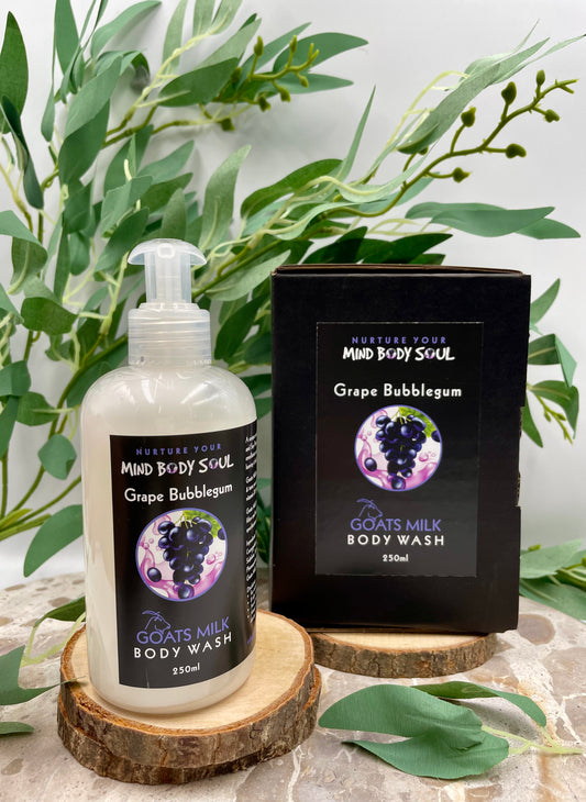 Grape Bubblegum 250ml Goats Milk Body Wash