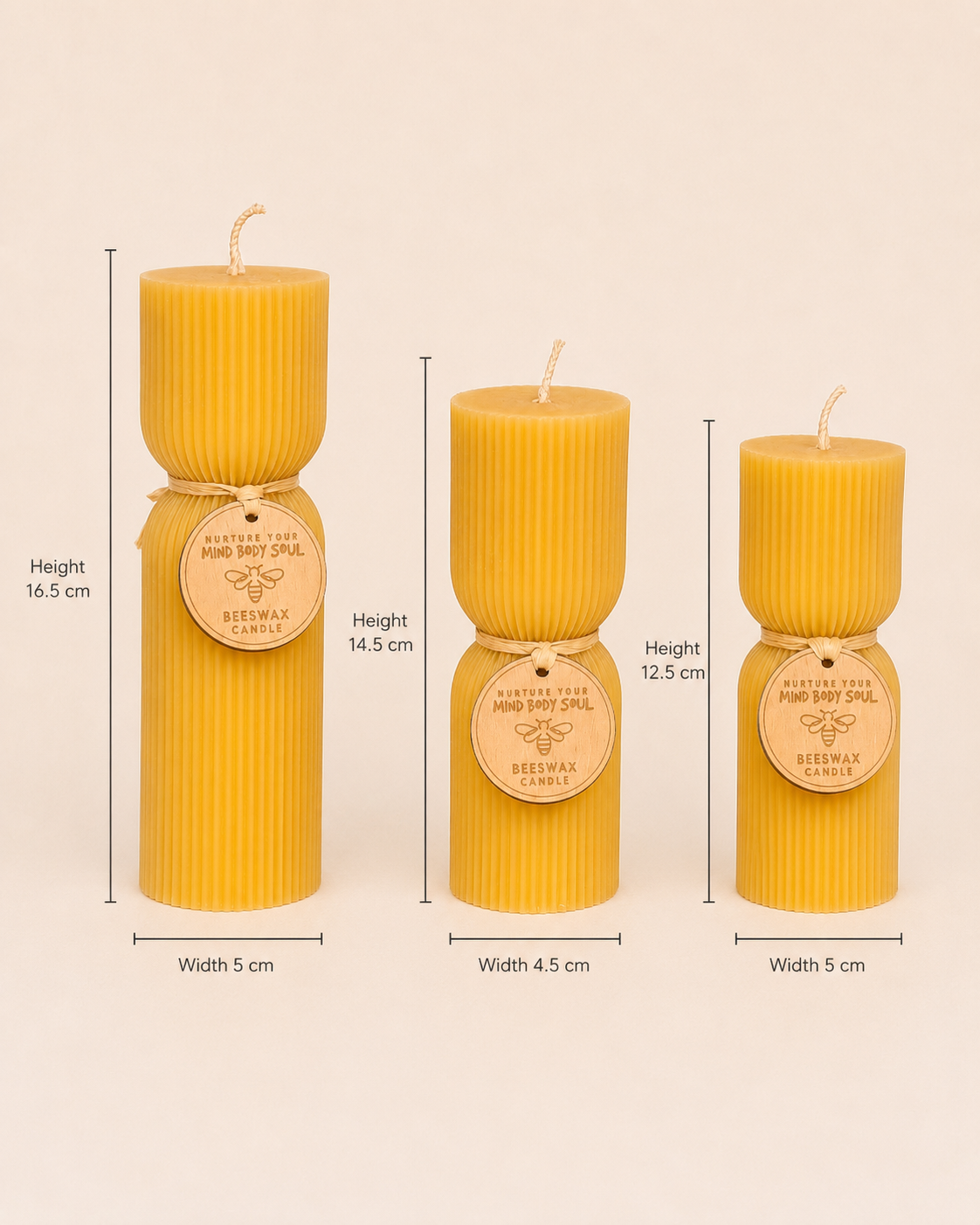 Pure Australian Beeswax Candles