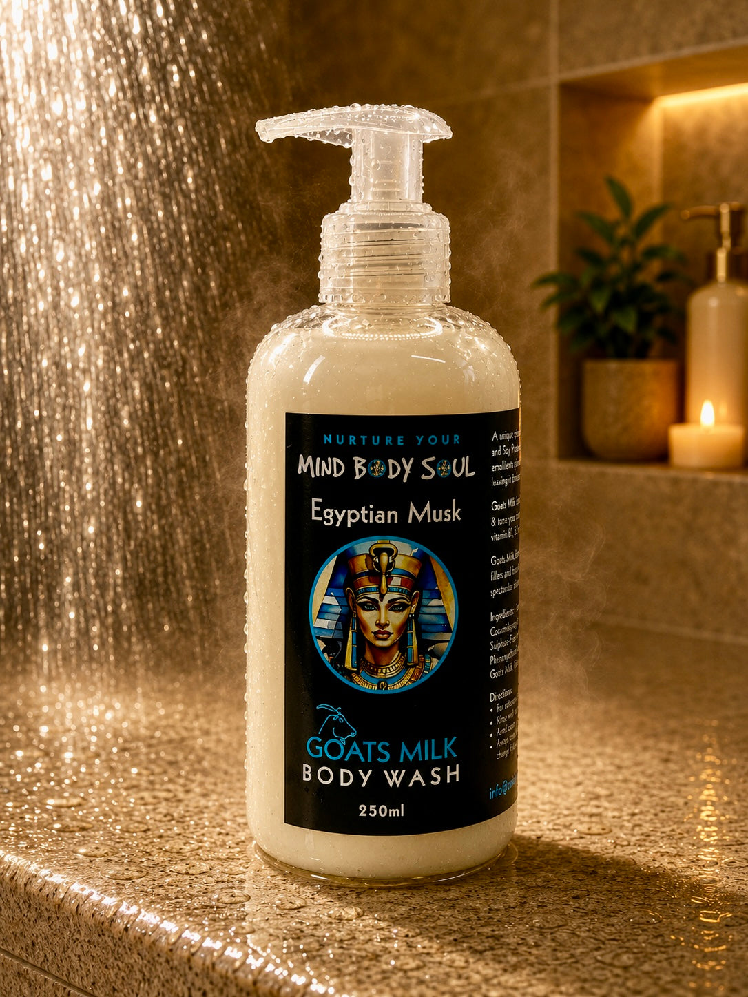 Egyptian Musk 250ml Goats Milk Body Wash