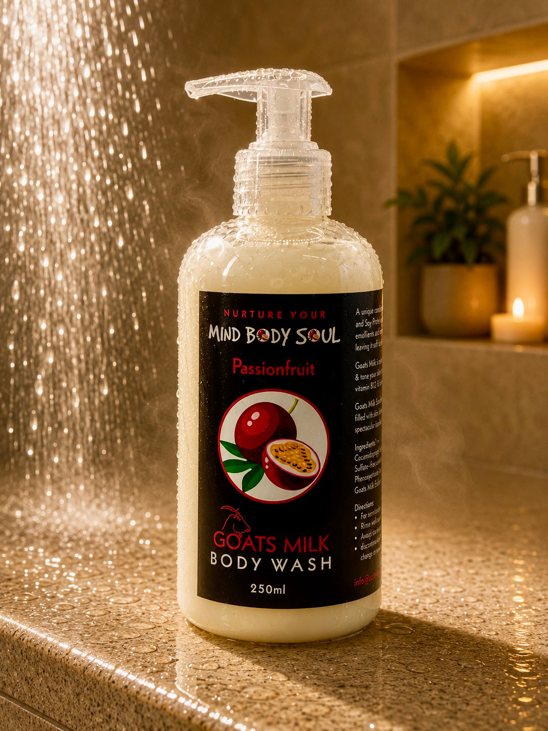 Passionfruit 250ml Goats Milk Body Wash