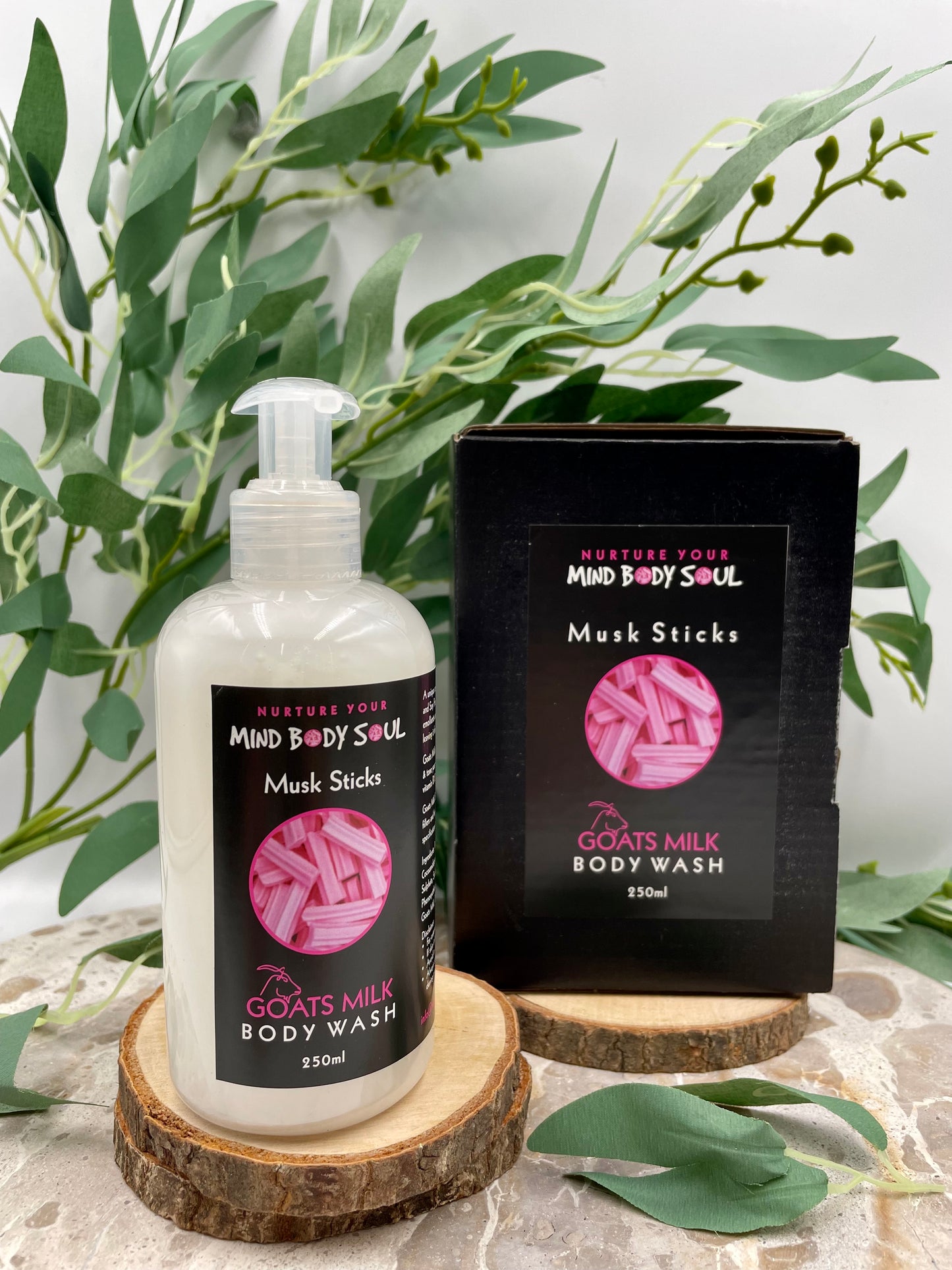 Musk Sticks 250ml Goats Milk Body Wash