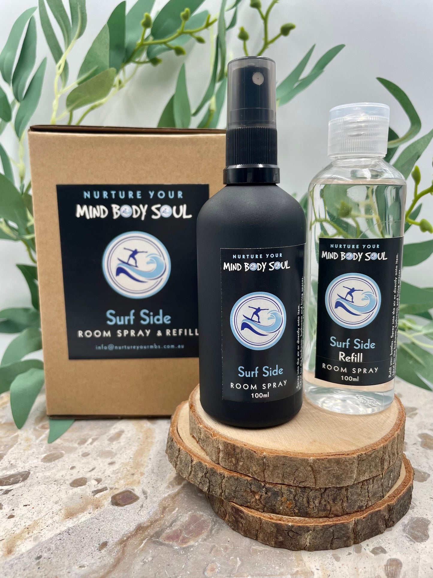 Surf Side 100ml Room Spray and 100ml Refill Bottle